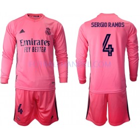 Barn Fotballdrakter Real Madrid Sergio Ramos 4 Borte 2020-21 Langermet